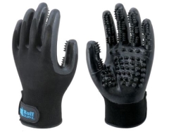 RUFF PET GROOMING GLOVES PAIR (M)