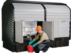 ROLL TOP OUTDOOR STORAGE - DOUBLE IBC