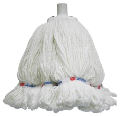 MICROFIBRE LOOP SCREW ON MOP HEAD 400G (WHITE)