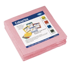 CTN OF 20 X 10PKS COLOURTEX CLOTHS (PINK)